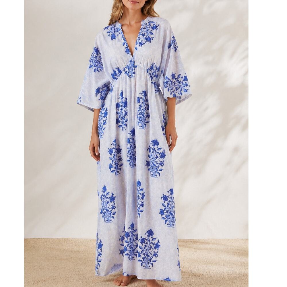 Beau & Ro Logan Caftan Maxi Dress Sz. S